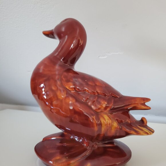 Vintage Northern Pottery Ceramic Duck- Mid-Century Pottery - Picture 2 of 4